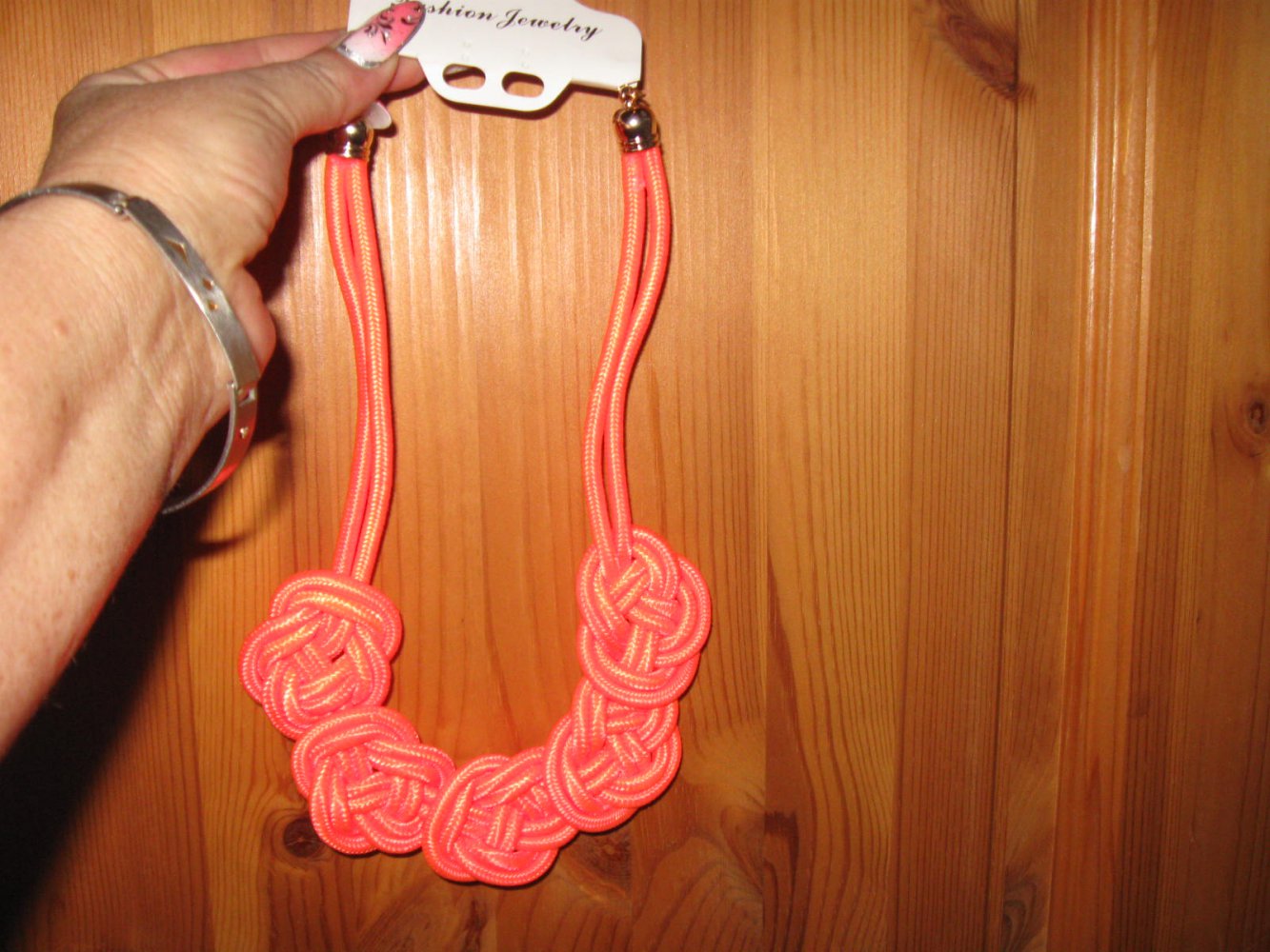 *** Neu ~ Geflochtene Halskette ~ Kordelkette ~ Modeschmuck ***