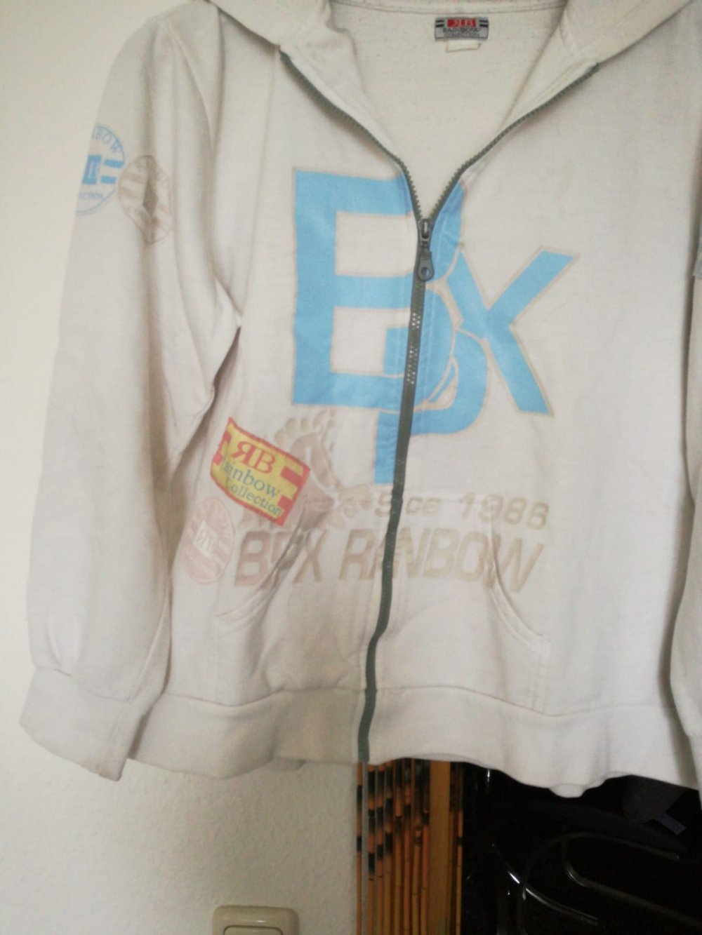 *** Hoodie Jacke mit Druck ***
