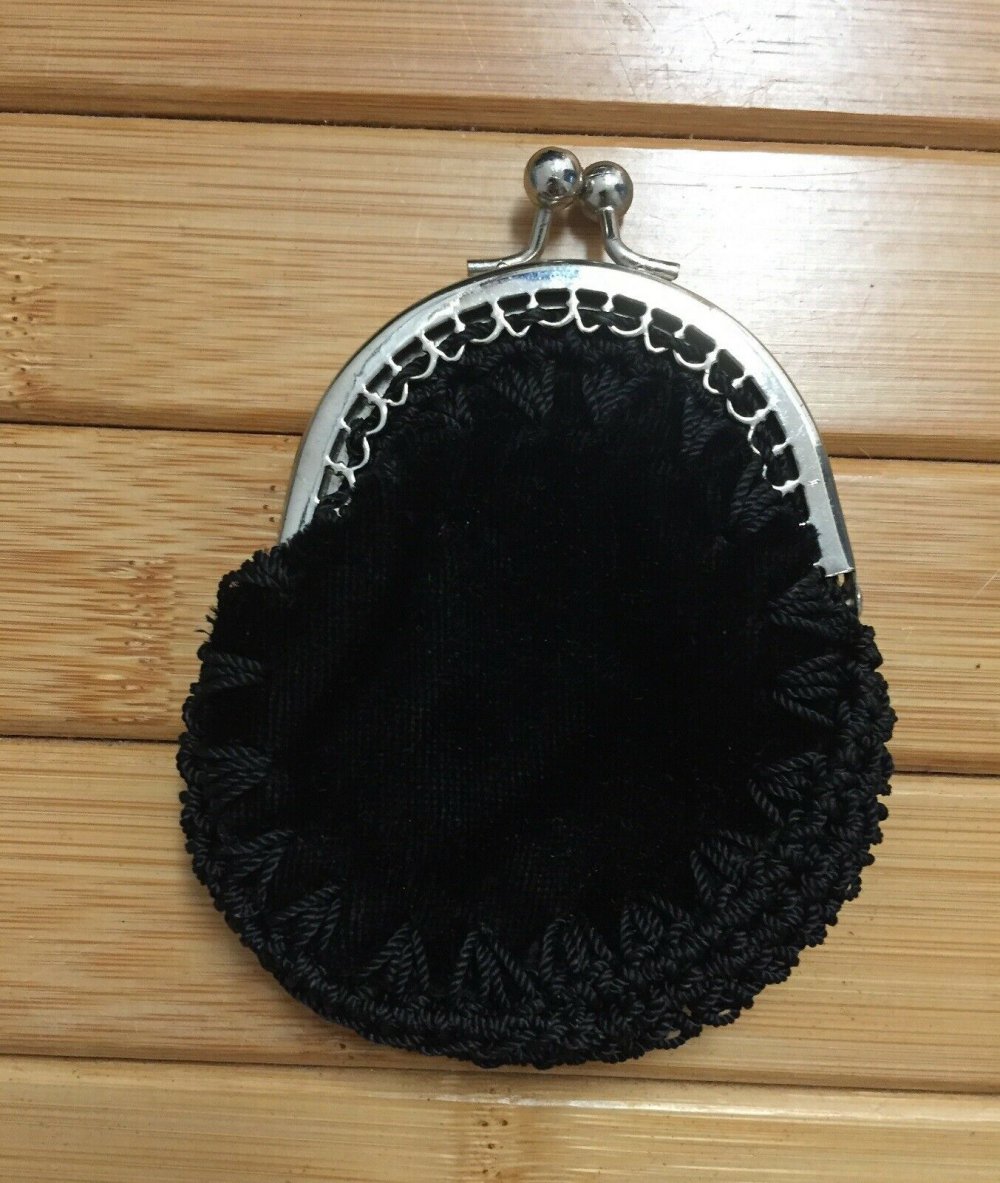 *** Süße ~ Kleine ~ Geldbörse ~ Münzen ~ Samt ~ Vintage ***