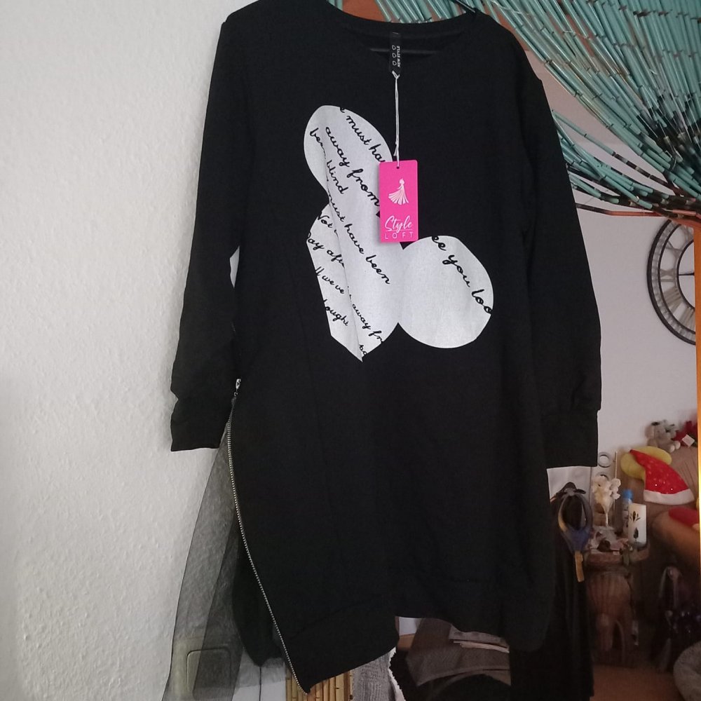 *** Neu ~ Long ~ Shirt ~ Mickey ~ Tüll ***