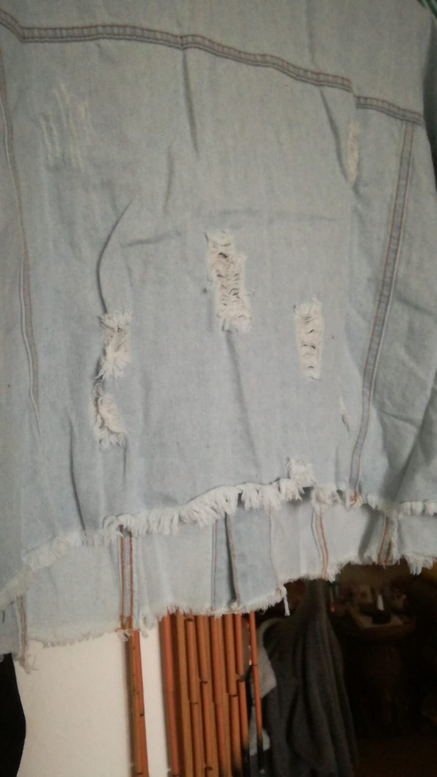 *** Neu ~ Denim Ripped ~ Kurzjacke ~ Jeansjacke ***