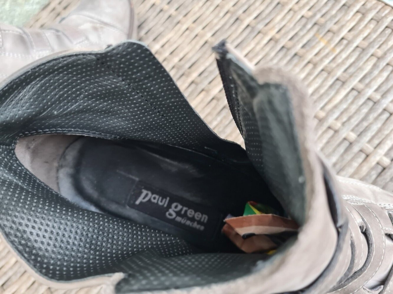 *** Weiche ~ Echtleder ~ Stiefeletten ~ Hosenschuh ~ Schattiert ***