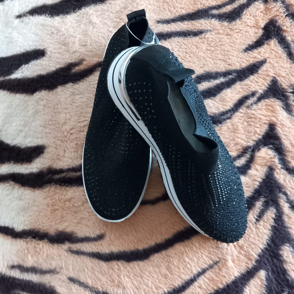 *** NEU ~ Bequeme Schuhe ~ Glitzer ***