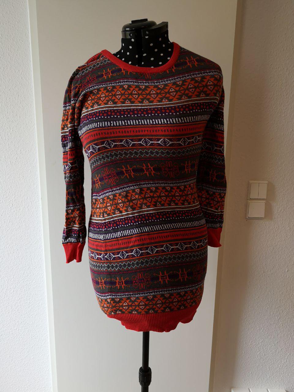 Ethno/Boho Strickkleid