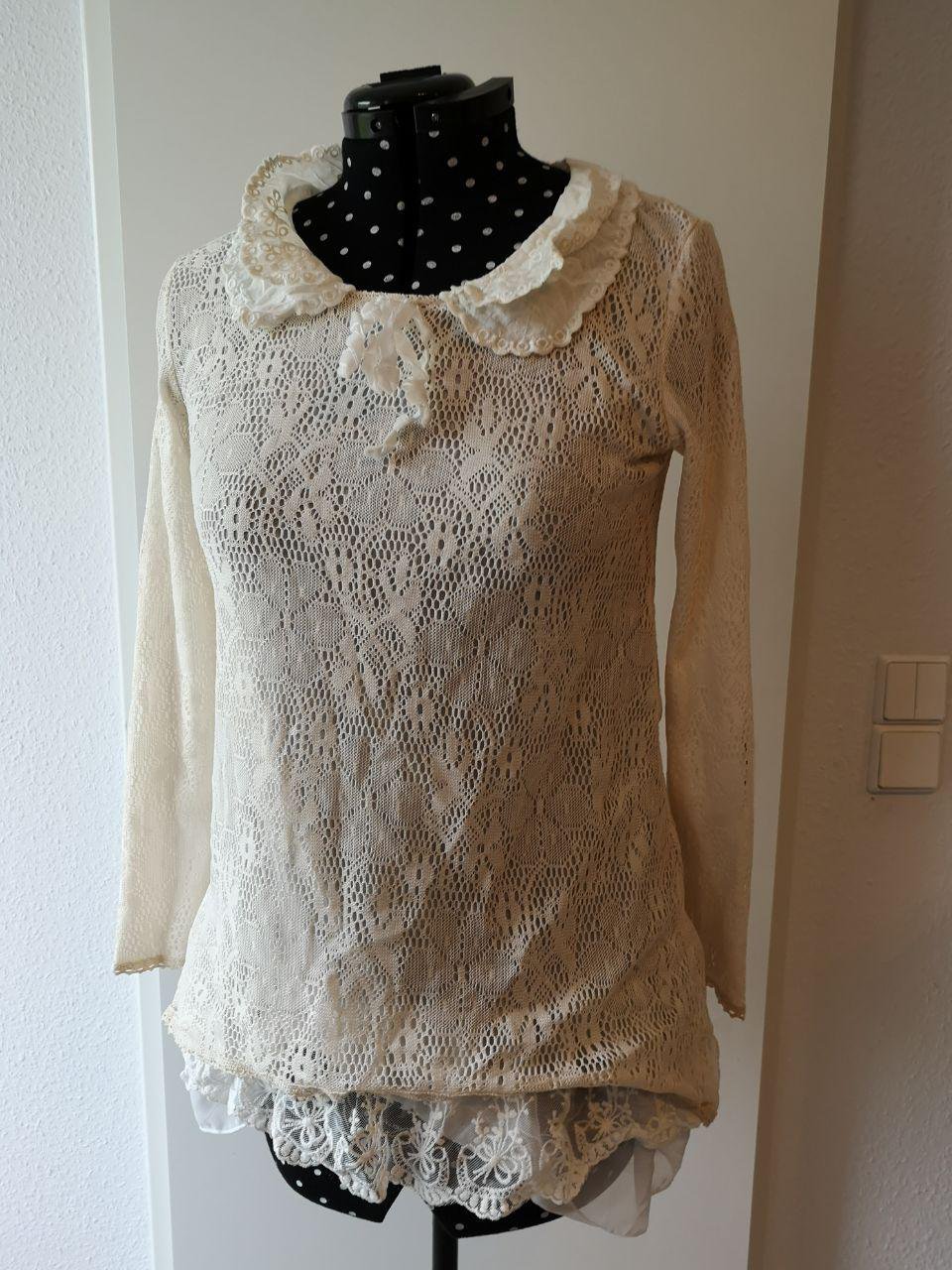 Tunika mit Bubikragen 