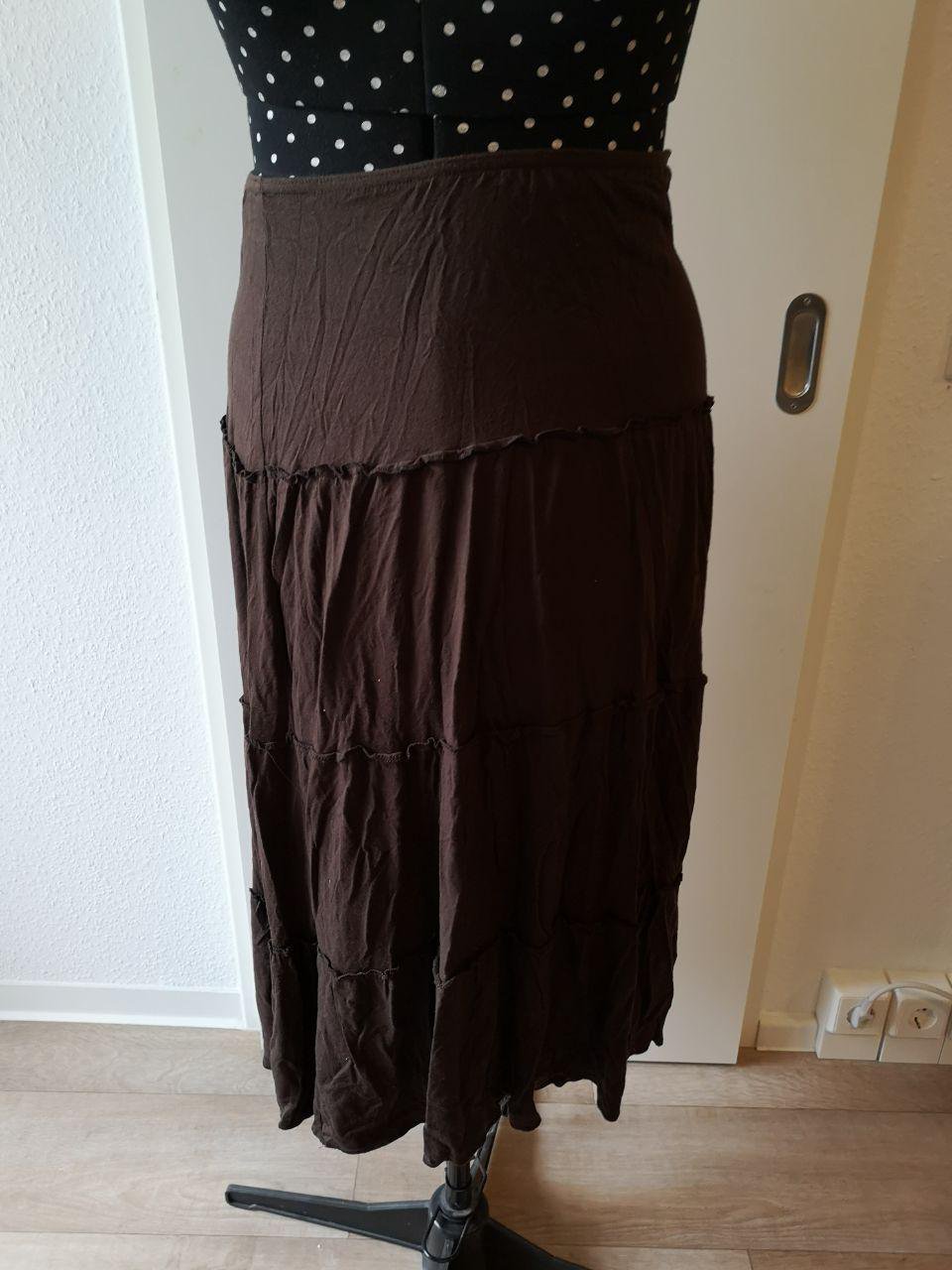 Brauner Stretchrock