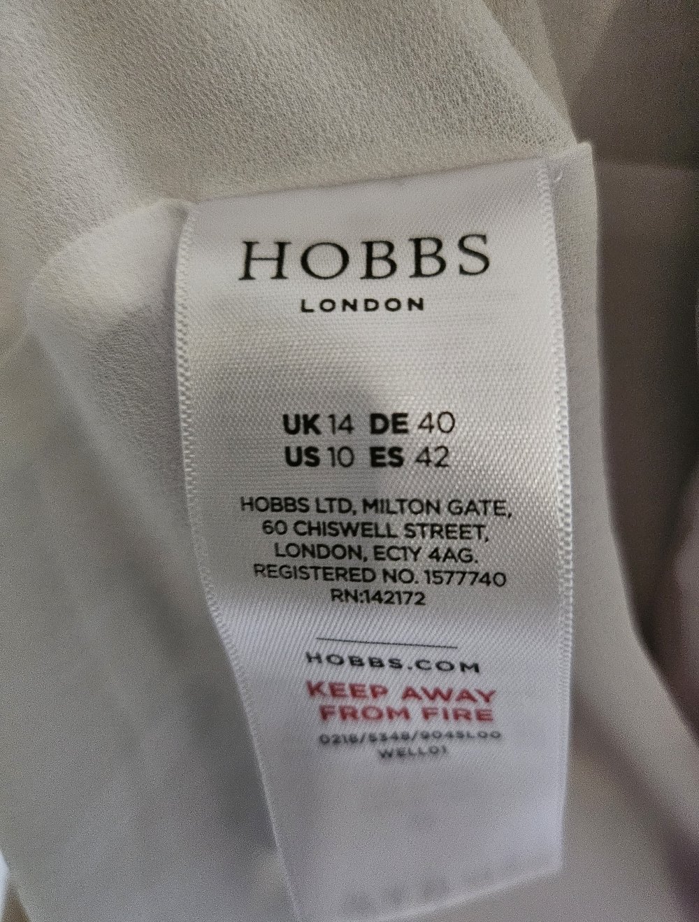 Leinenkleid mit Anemonen