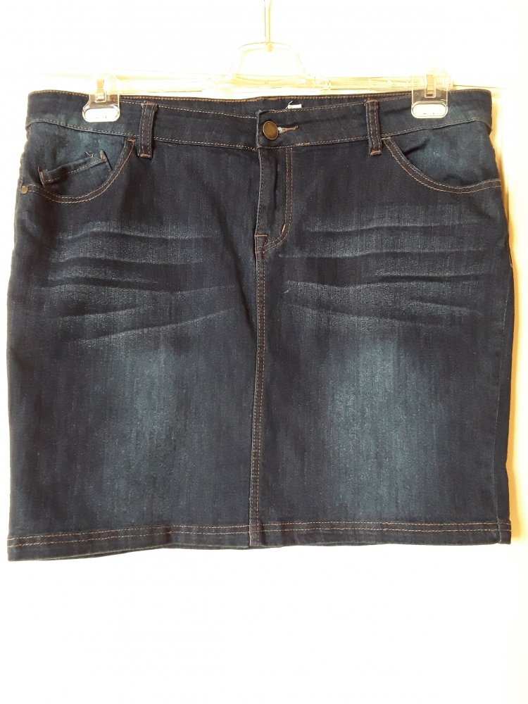 5-Pocket Mini Stretch-Jeansrock