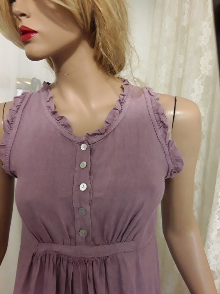 Leinenkleid im Empire-Style 36/38