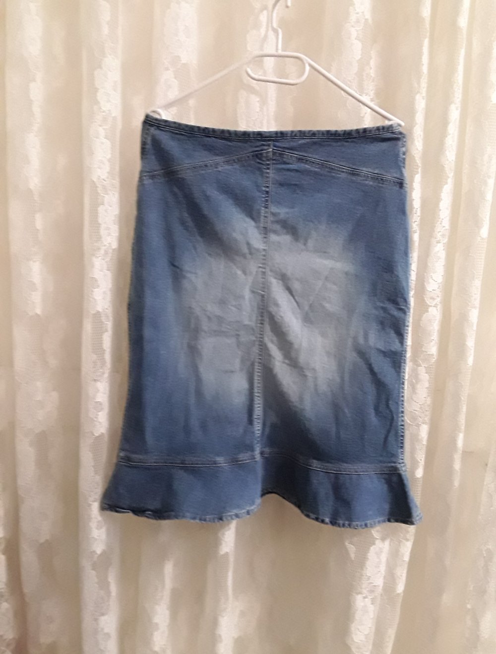 Jeansrock Used-Look stretchig