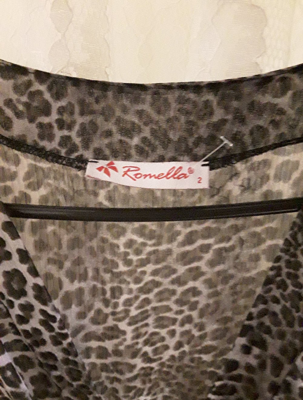 luftige Zipfel-Tunika/Kleid mit weiten Ärmeln