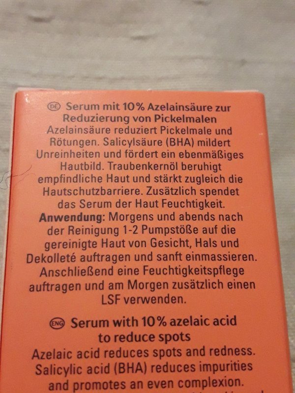 Beautyglam Azelaic Acid Serum Azelainsäure Unbenutzt Vegan Parfümfrei Skincare Neu