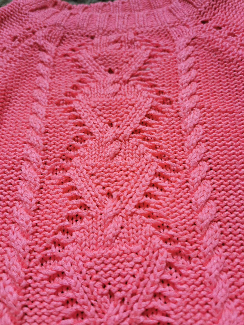 Neonpinker strick Pullover 104