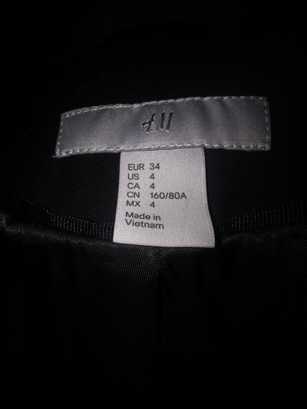 Blazer schwarz H&M gr 34