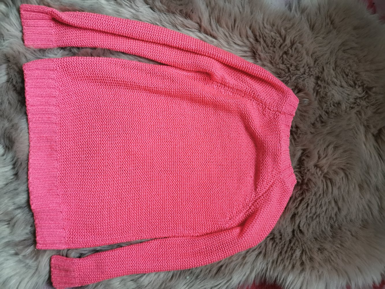 Neonpinker strick Pullover 104