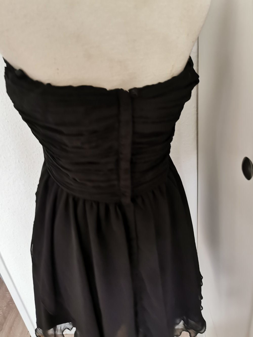 Schwarzes chiffon Kleid rare London gr. M