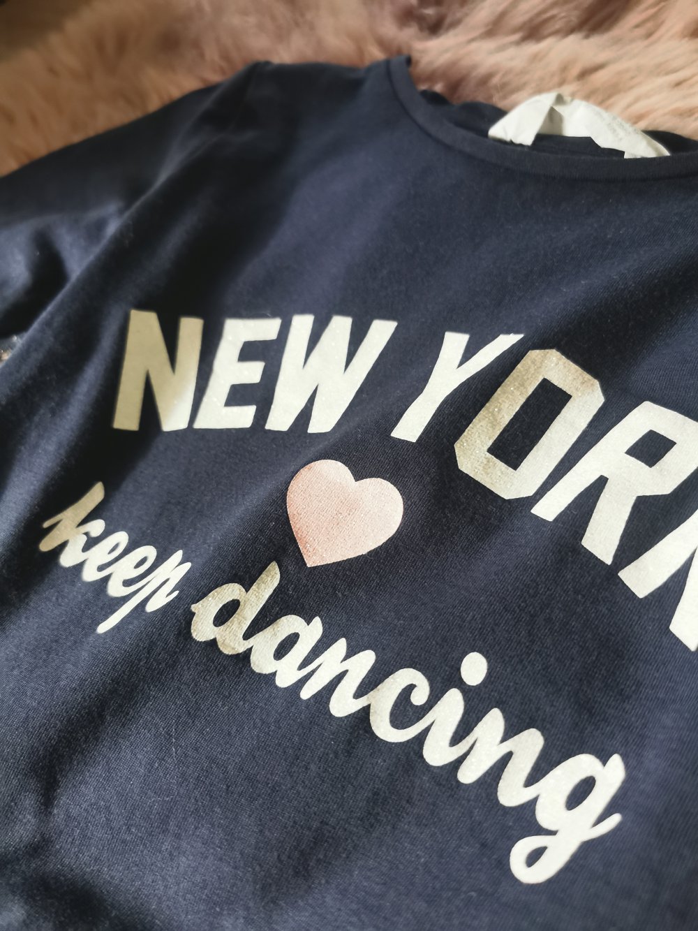 Langarmshirt new York gr 110 116