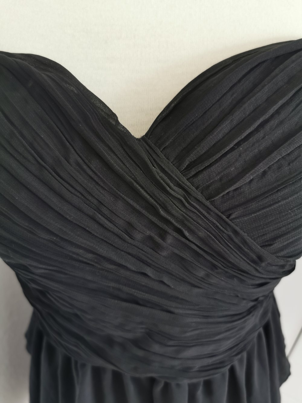 Schwarzes chiffon Kleid rare London gr. M