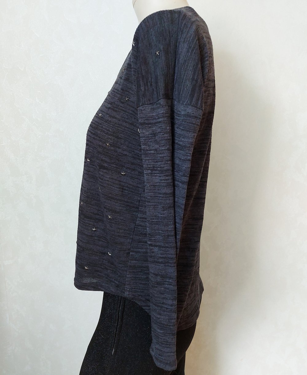 Shirt ~ langärmlig ~ Sterne ~ Nieten ~ hinten länger ~ Leggins ~ S ~ Vero Moda