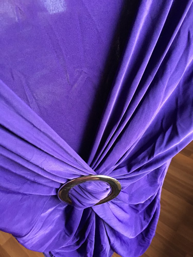 Shirt mit Schnalle lila