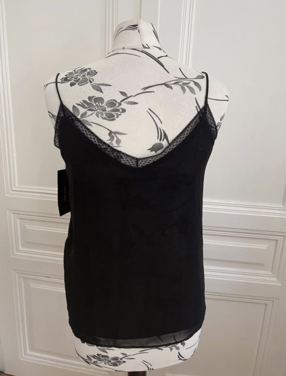 Top mit Spitzeneinsätzen von Zara, Gr. M