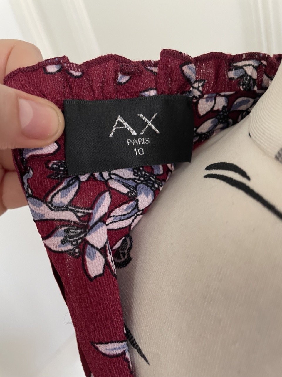 Florales Kleid mit Trompetenärmeln von AX Paris, Gr. 38 (10)