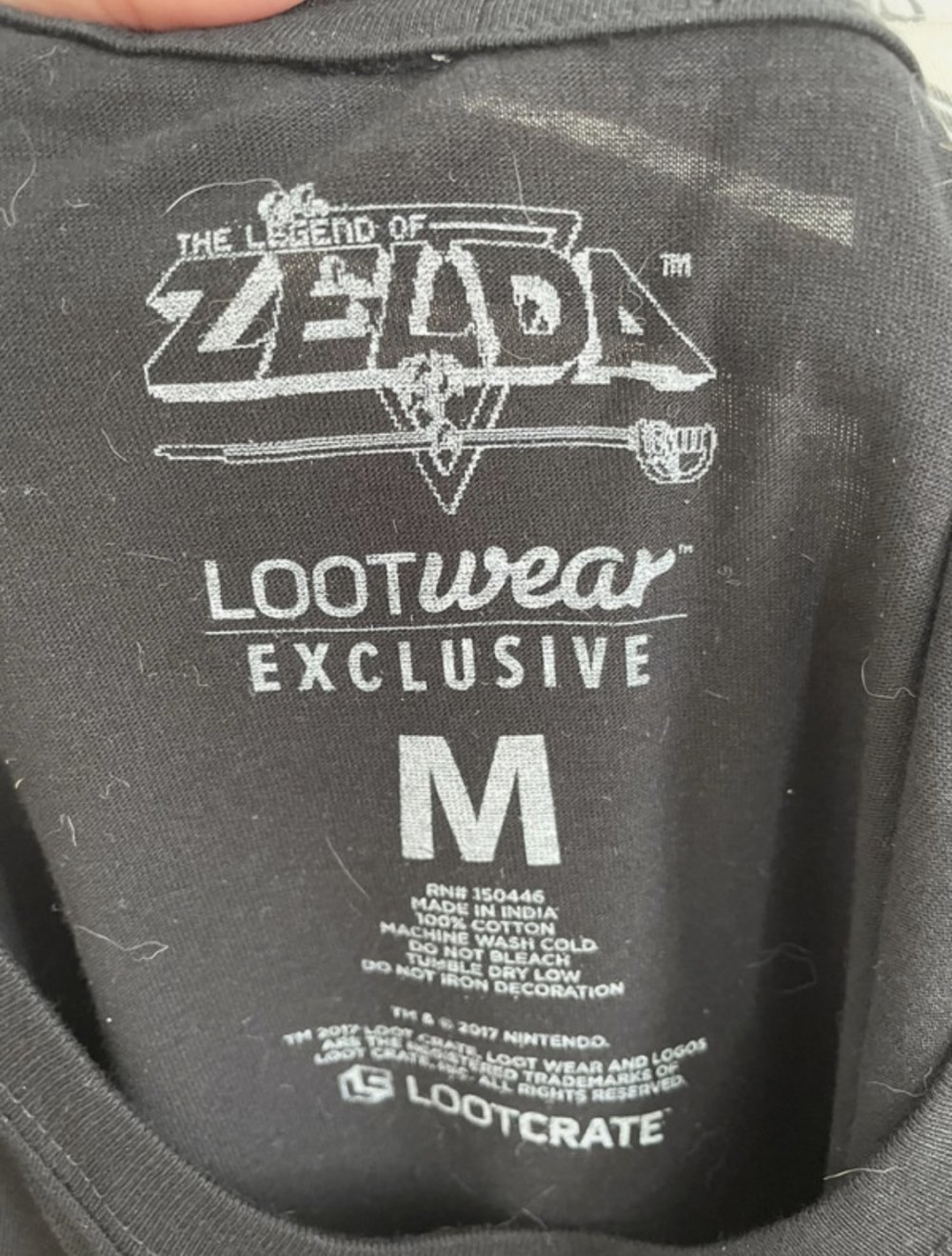 Zelda-Shirt aus einer Loot Crate, Gr. M