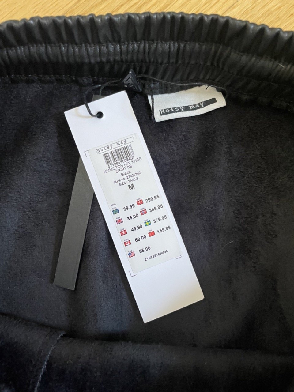 Midirock aus Kunstleder von Noisy May, Gr. M