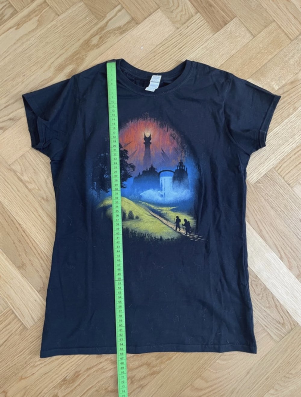 Qwertee-Shirt Herr der Ringe, Ladies L wie M