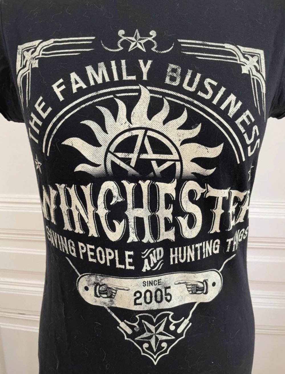 Qwertee-Shirt Supernatural, Ladies M wie S