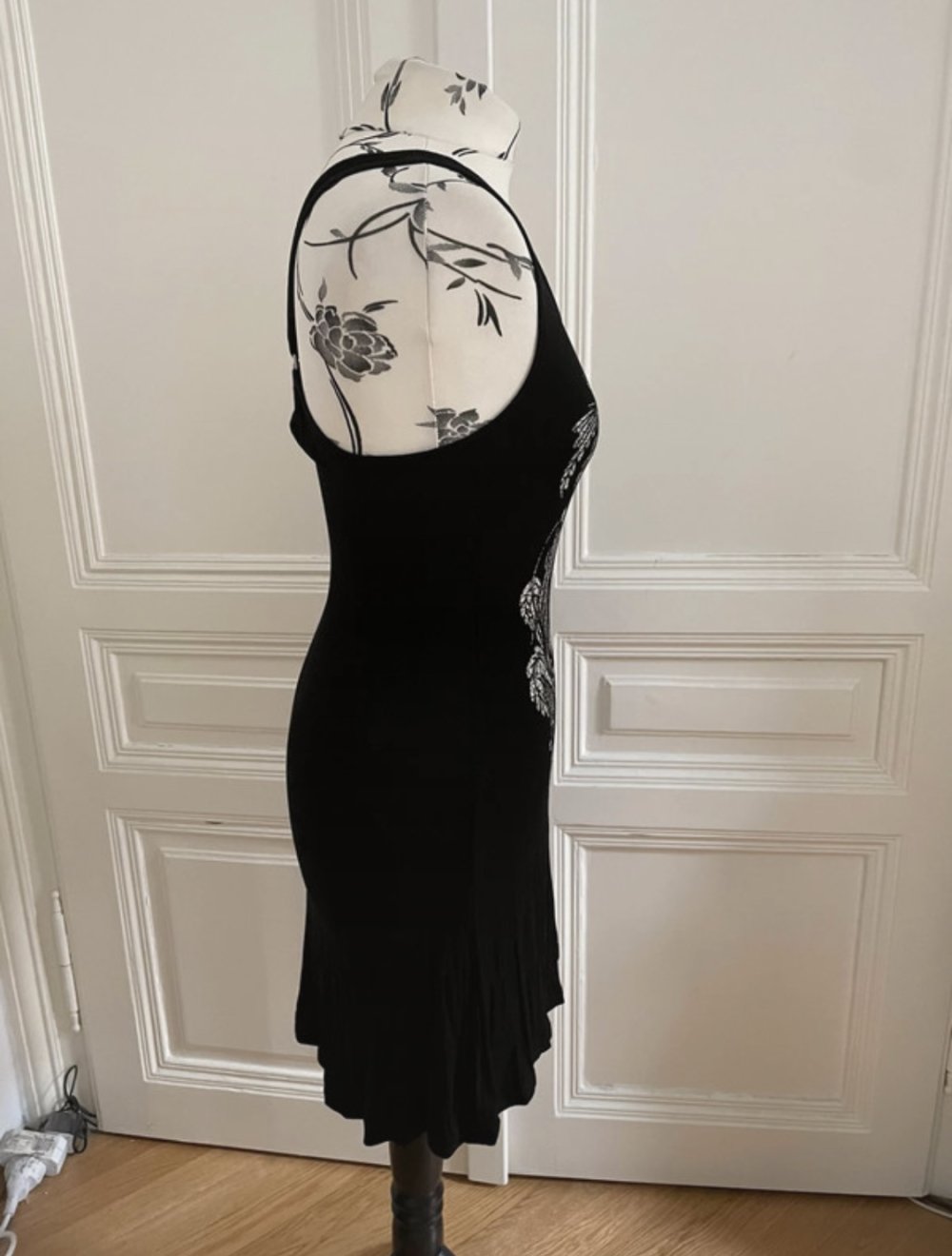 Minikleid/Longtop mit Totenköpfen von Jawbreaker, Gr. S