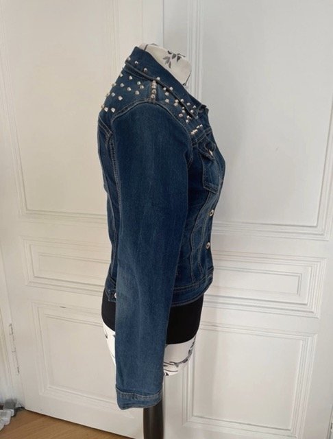 Jeansjacke mit Nieten von Madonna, Gr. S