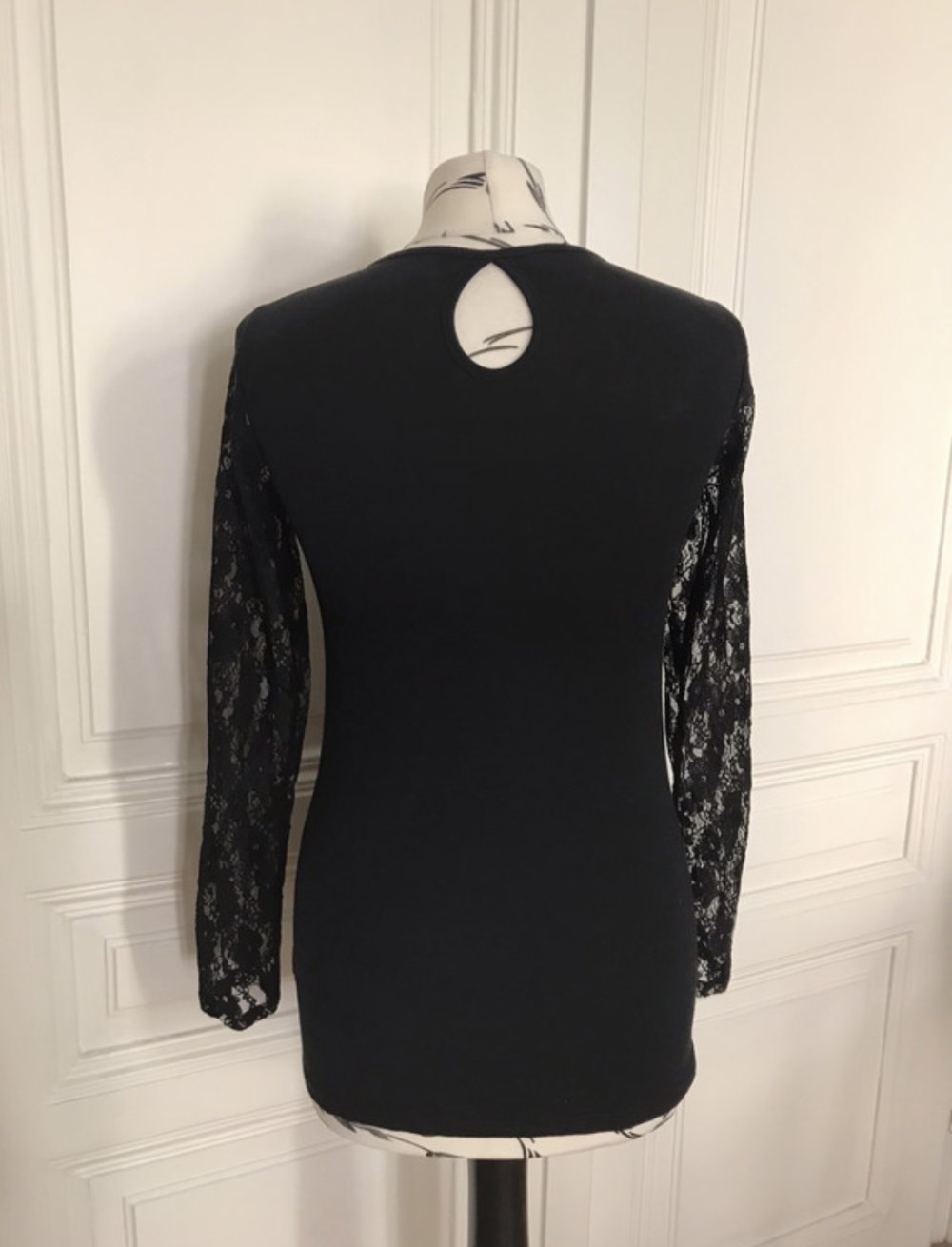 Spitzenshirt von Gothicana by EMP, Gr. S