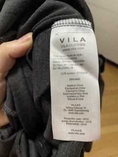 Kleid mit süßem Kragen von Vila, Gr. M