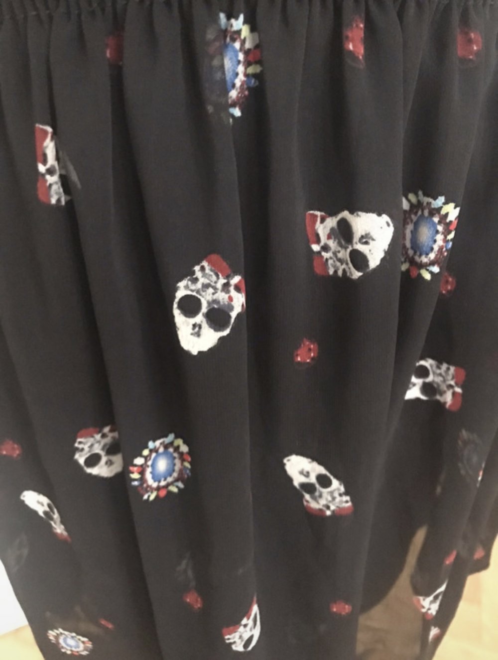 Sugarskull Sommerkleid von Zara, Gr. M