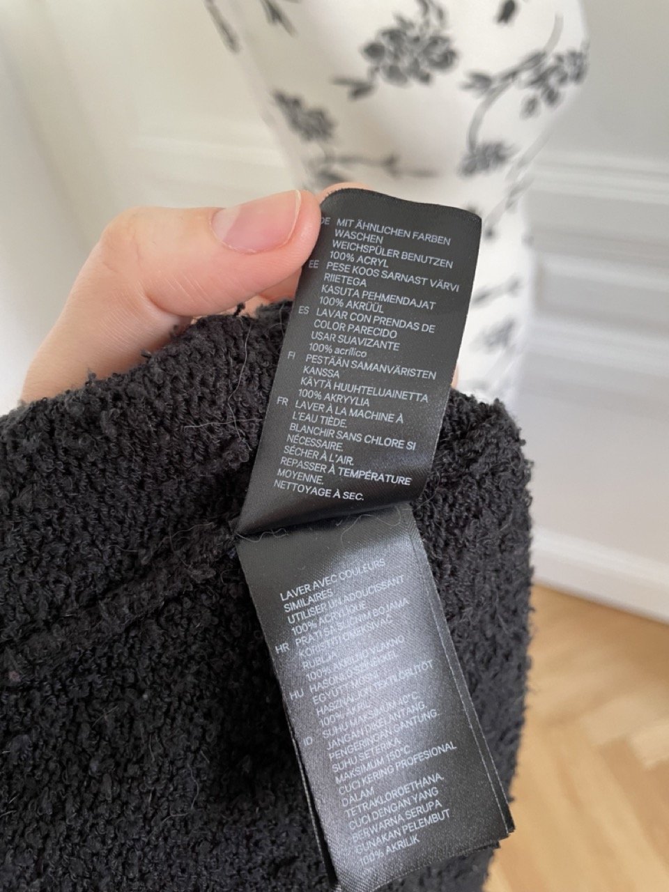 Strickjacke mit Kapuze von H&M, Gr. M