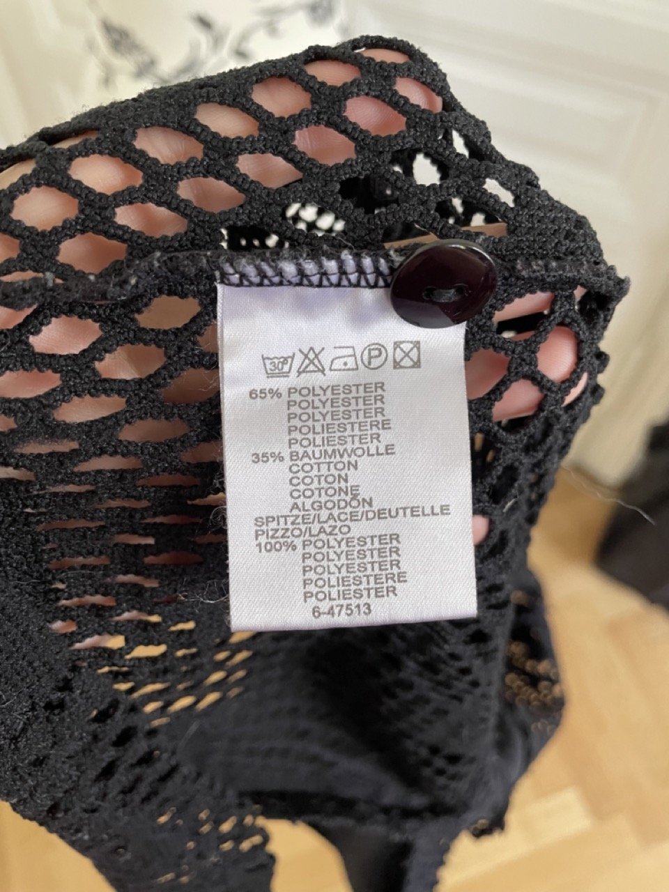 Top mit Häkeleinsätzen von Orsay, Gr. 36