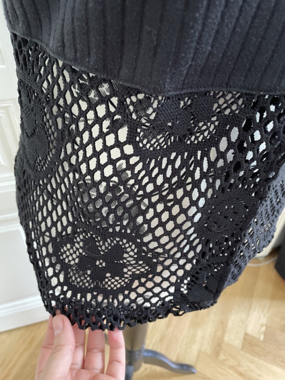 Top mit Häkeleinsätzen von Orsay, Gr. 36