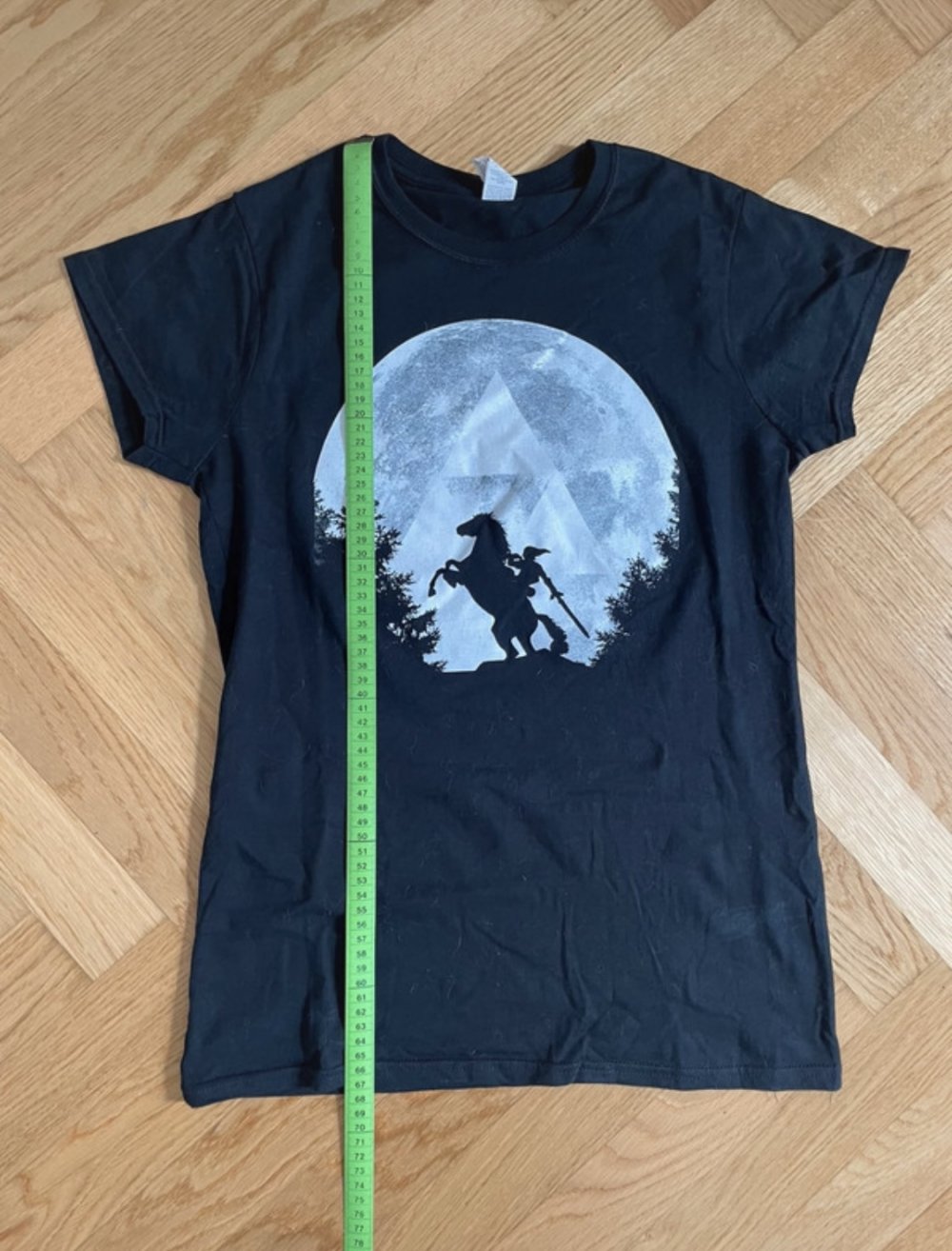Qwertee-Shirt mit Zelda-Motiv, Ladies L wie M