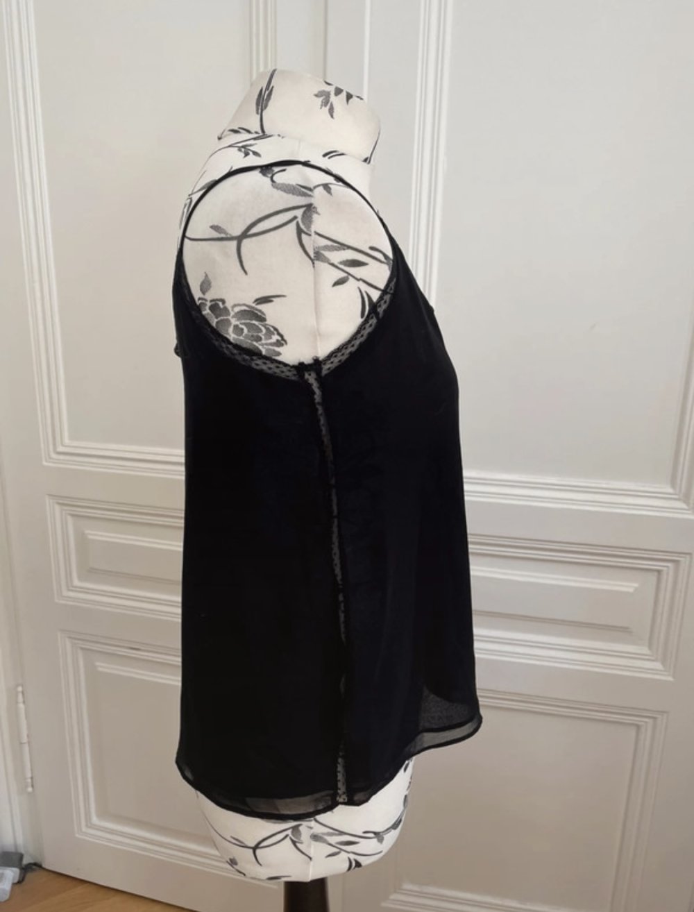 Top mit Spitzeneinsätzen von Zara, Gr. M