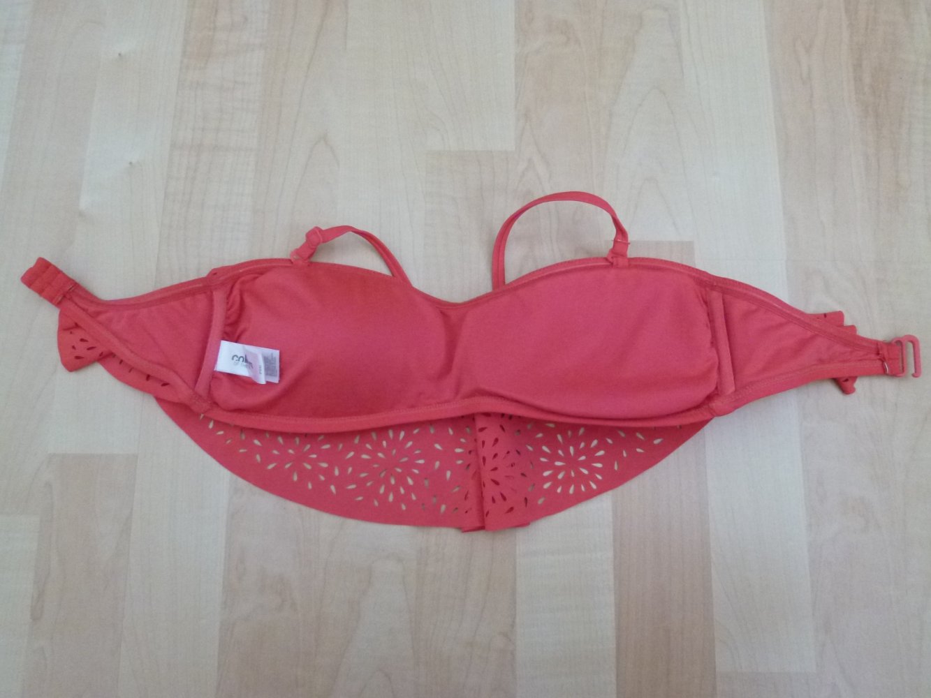 Pinkes Bikinioberteil, Größe 75C