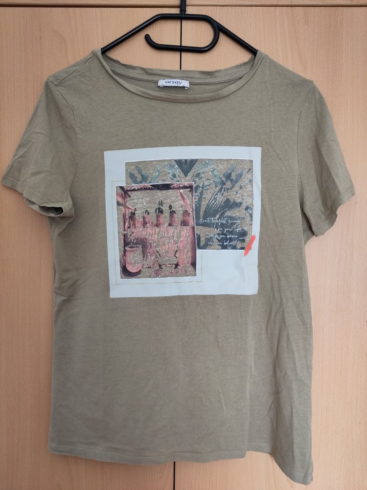 Shirt mit Aufdruck, Größe L