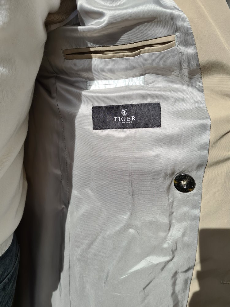 Tiger of Sweden Trench Coat (Trenchcoat) in klassischem Beige, Größe S