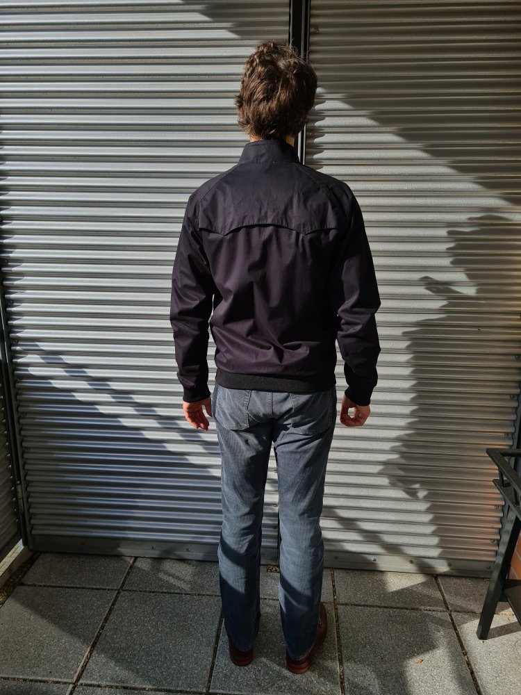 Ben Sherman Harrington Jacke, Größe S, schwarz