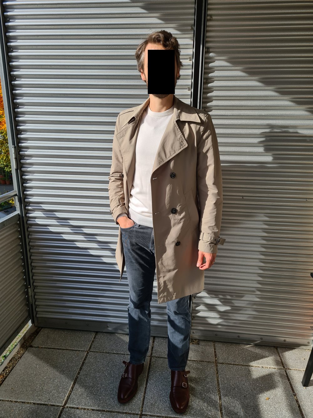 Tiger of Sweden Trench Coat (Trenchcoat) in klassischem Beige, Größe S