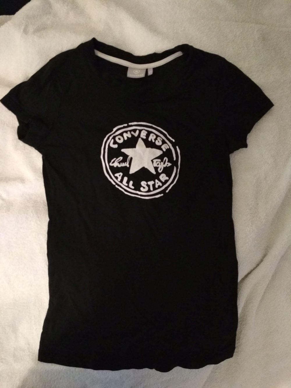 T-Shirt schwarz Converse All star Gr. XS Rockabilly