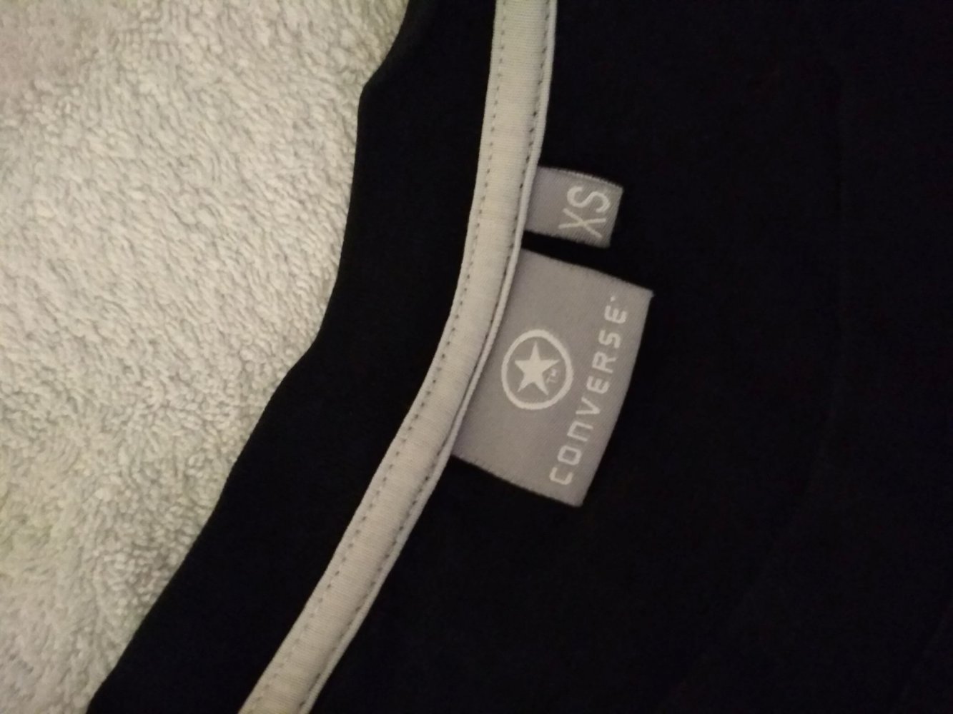 T-Shirt schwarz Converse All star Gr. XS Rockabilly