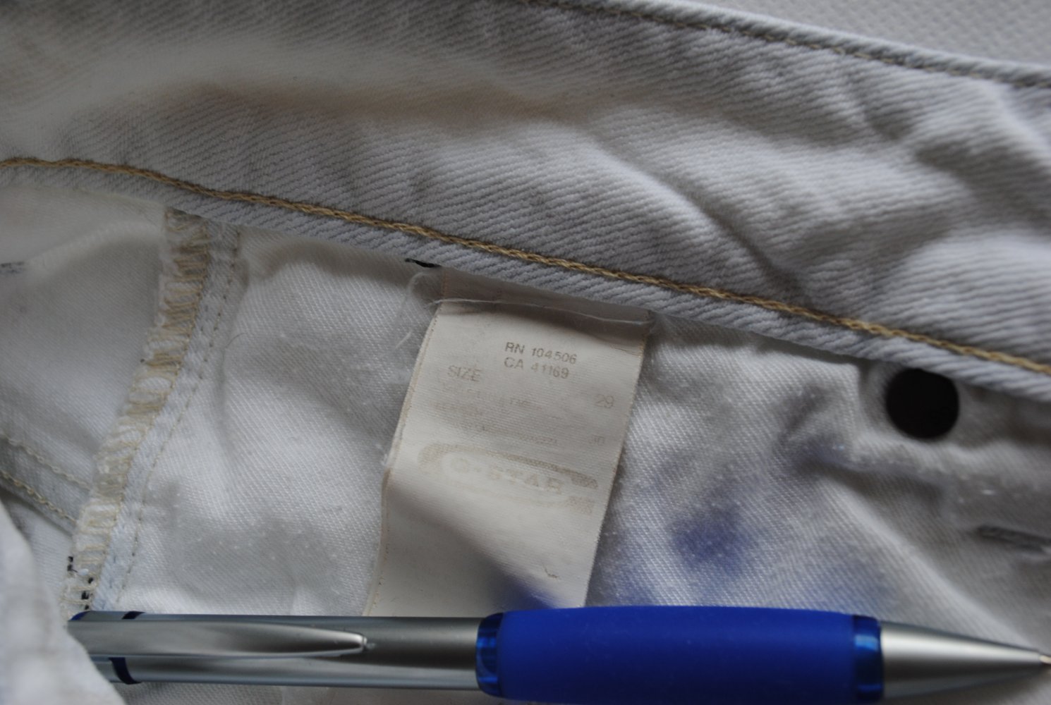 G-Star Jeans weiss kurzform 7/8 Jeans W29