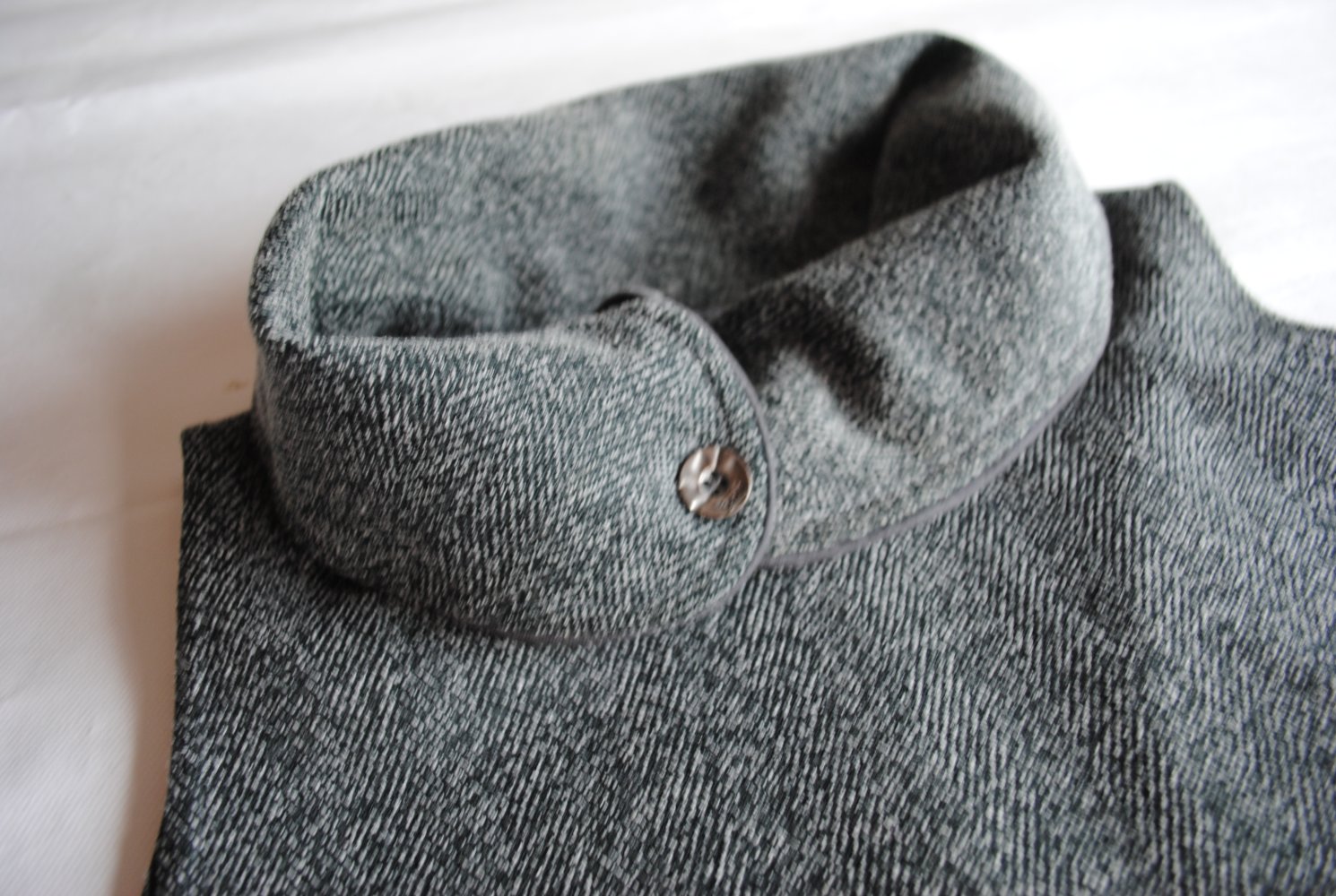 grau meliertes Kleid stretchig XL