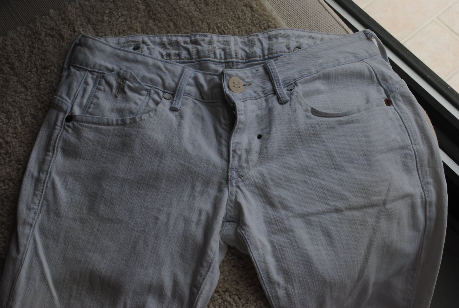 G-Star Jeans weiss kurzform 7/8 Jeans W29